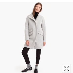 J. Crew: Cocoon coat in Italian stadium-cloth wool